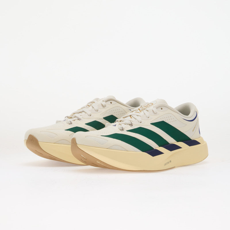 adidas Adizero EVO SL Exo Suede Core White/ Collegiate Green/ Cream White 46