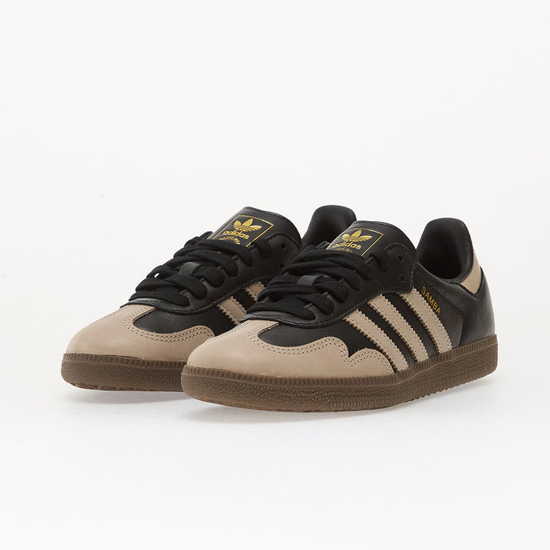adidas Samba Og Wmns Core Black/ Wonder Beige/ Gold Metallic 38