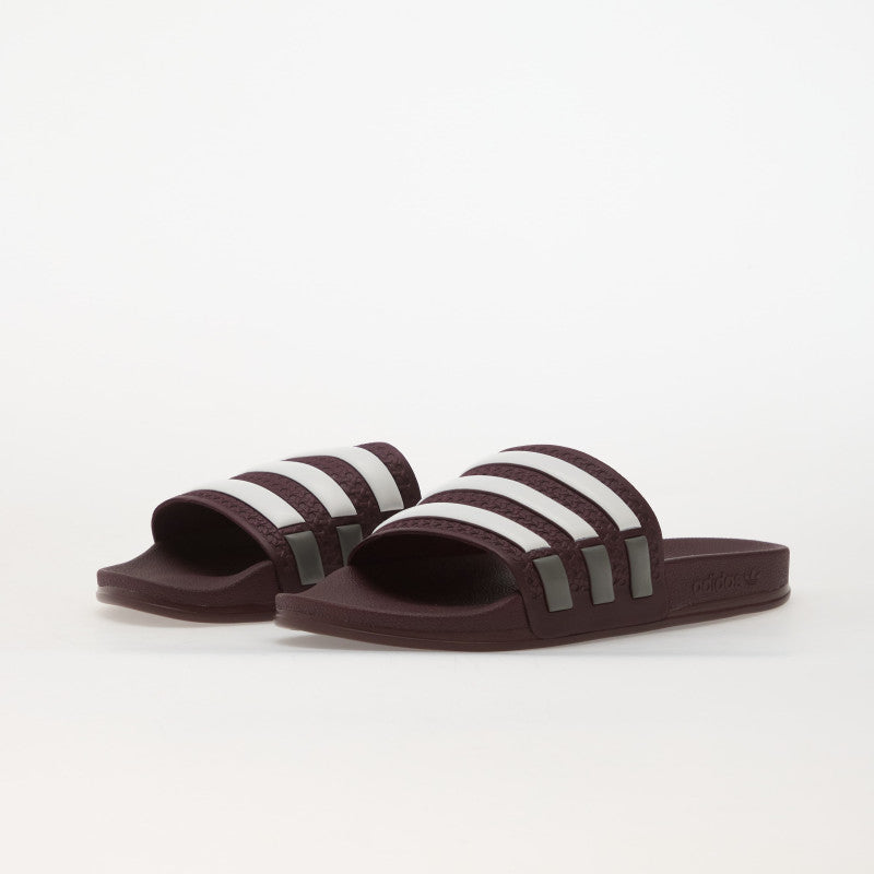 adidas Adilette OG Cf Slides Maroon/ Ftwr White/ Core Black