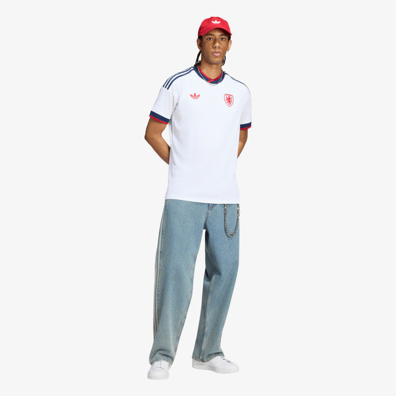 adidas Czechia FAČR Away Jersey White/ Team Navy Blue 2/ Team Power Red 2