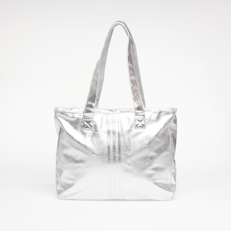 adidas Shopper Metallic Pu Bag Silver Met.