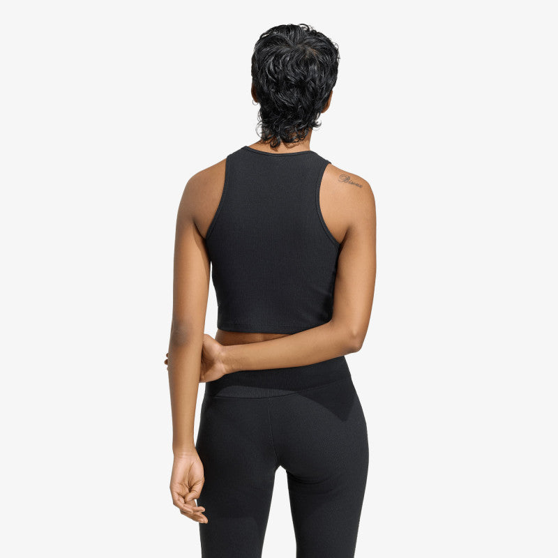 adidas Essentials Rib Tank Top Black