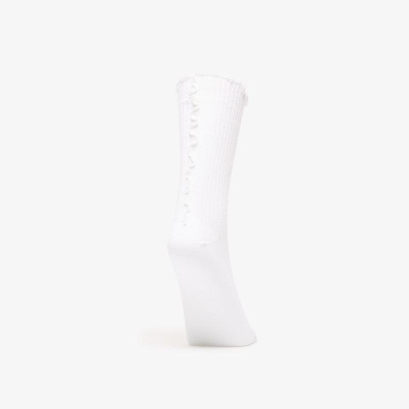 adidas Ruffle Crew Socks 2 Pairs Black/ White