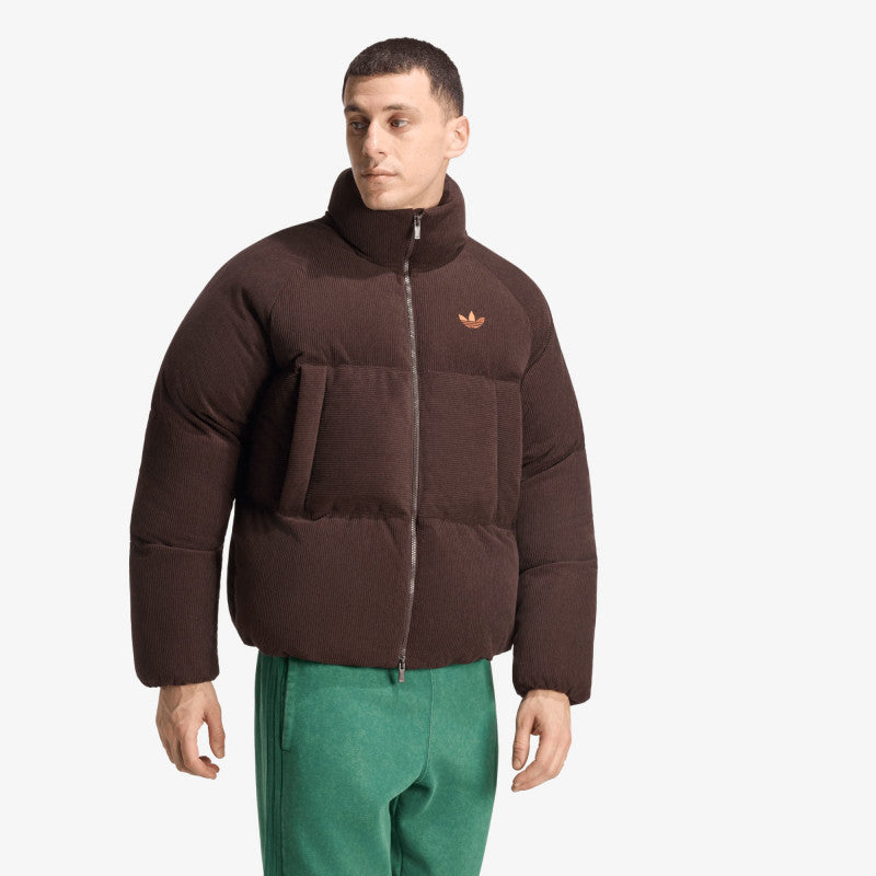 adidas Corduroy Puffer Jacket Aurora Coffee