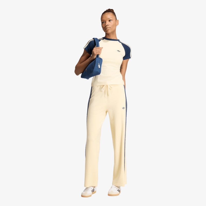 adidas Knit Firebird Track Pants Warm Vanilla/ Night Indigo