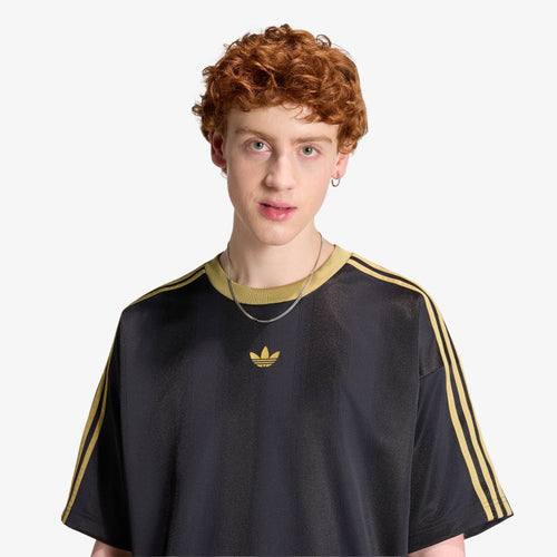 adidas Adicolor Jacquard Jersey Black/ Dark Football Gold