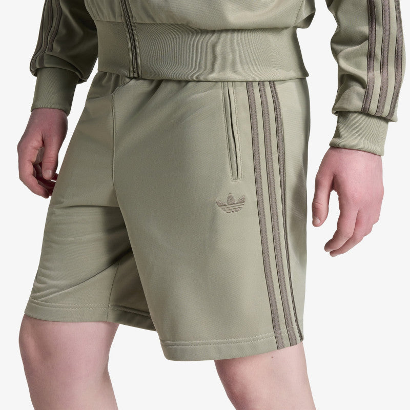 adidas Firebird Shorts Silver Pebble