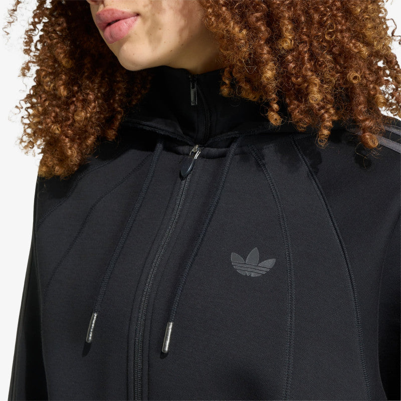 adidas SST 2.0 Cropped Hoodie Black/ Utility Black
