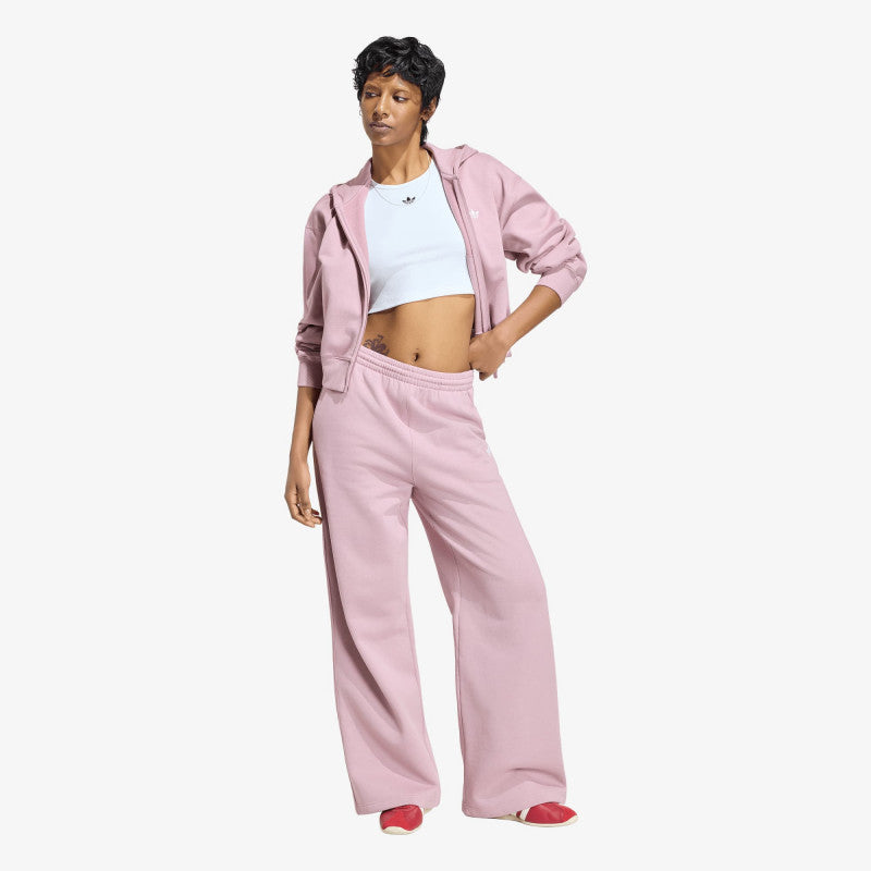 adidas Essentials Wide Leg Fleece Pants Magic Mauve