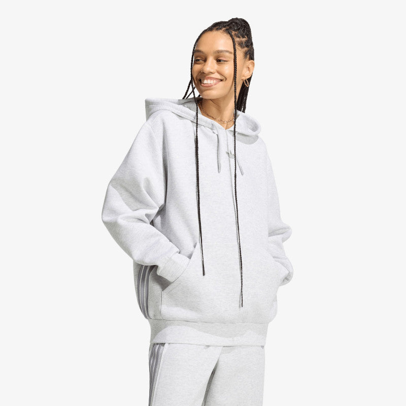 adidas Spacer Hoodie Light Grey Heather/ Reflective Silver/ Lgh Solid Grey