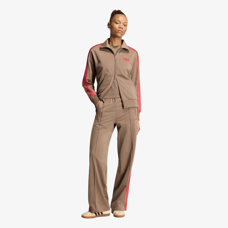 adidas Firebird Track Top Loose Khaki Six/ Power Pink