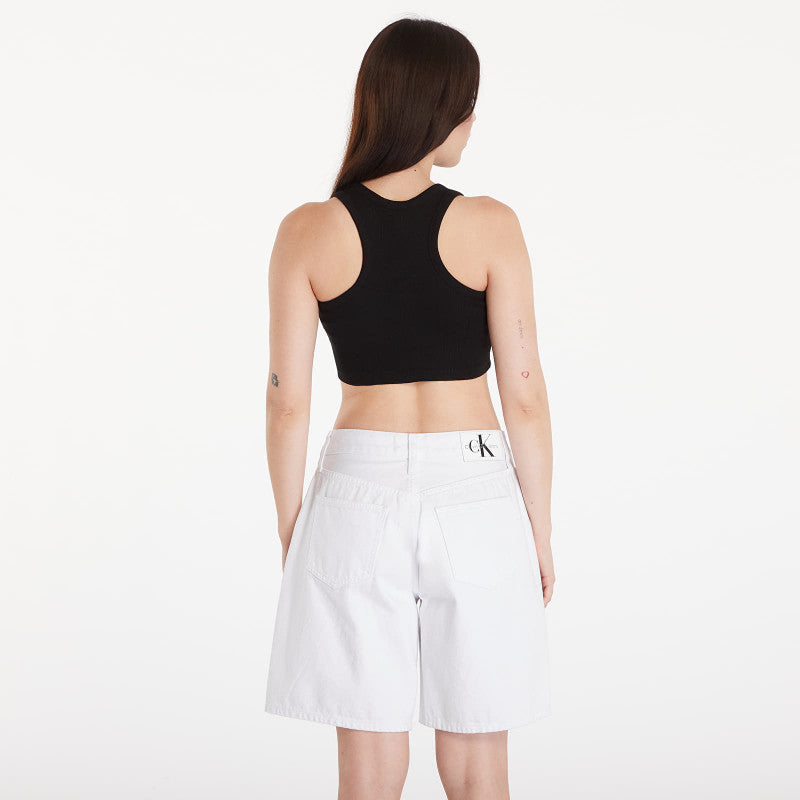 Karl Kani Small Signature Essential Racer Rib Top Black