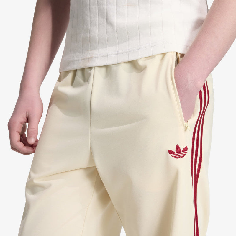 adidas Firebird Track Pants Warm Vanilla/ Team Victory Red