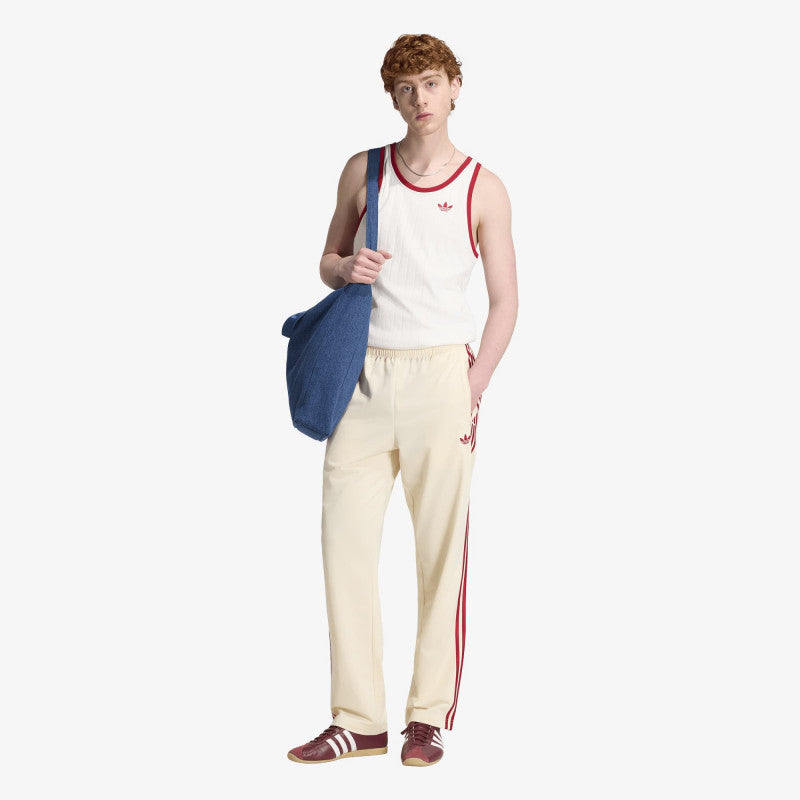 adidas Firebird Track Pants Warm Vanilla/ Team Victory Red