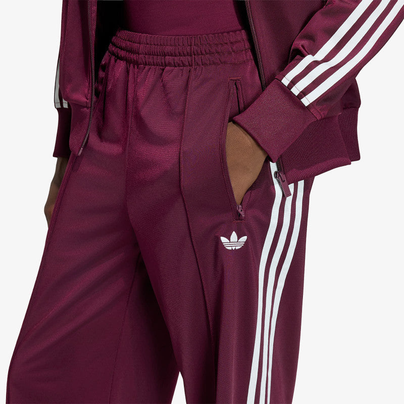 adidas Firebird Adicolor Loose Track Tracksuit Bottoms Maroon