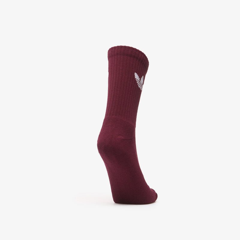 adidas Trefoil Crew Sock Cushion 6-Pack Night Indigo/ Collegiate Green/ Maroon