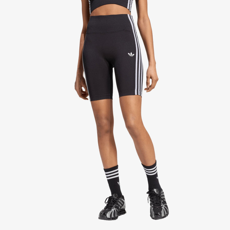 adidas Essentials 3-Stripes Seamless Shorts 5 Inch Black