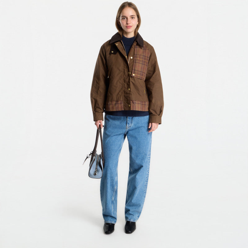 Barbour Truro Casual Jacket Bark/ Muted/ Mixed Tartan