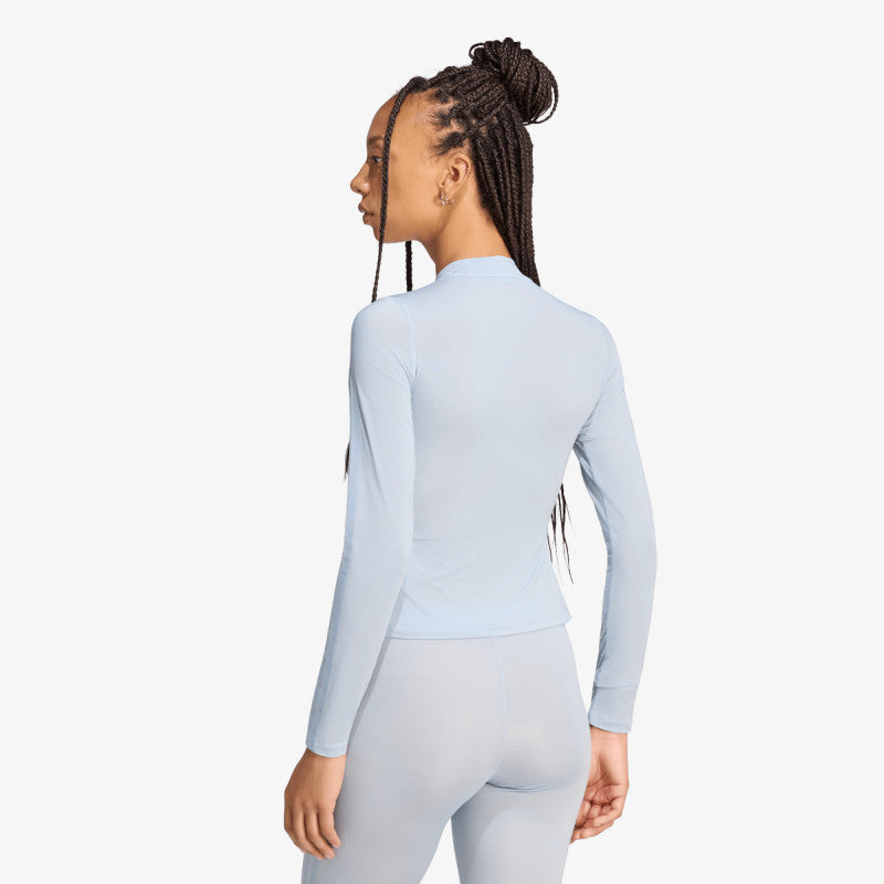 adidas Adiluna Season 2 x Jennie Sheer Long Sleeve Tee Wonder Blue