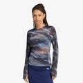 adidas Badigirl Graphic Mesh Tee Olive Strata/ Aurora Coffee/ Crystal Sky/ Black