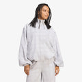 adidas Blousy Check Track Top Dash Grey
