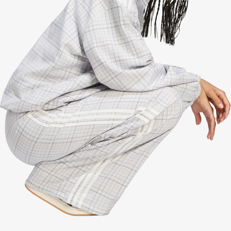 adidas Loose Check Track Pants Dash Grey