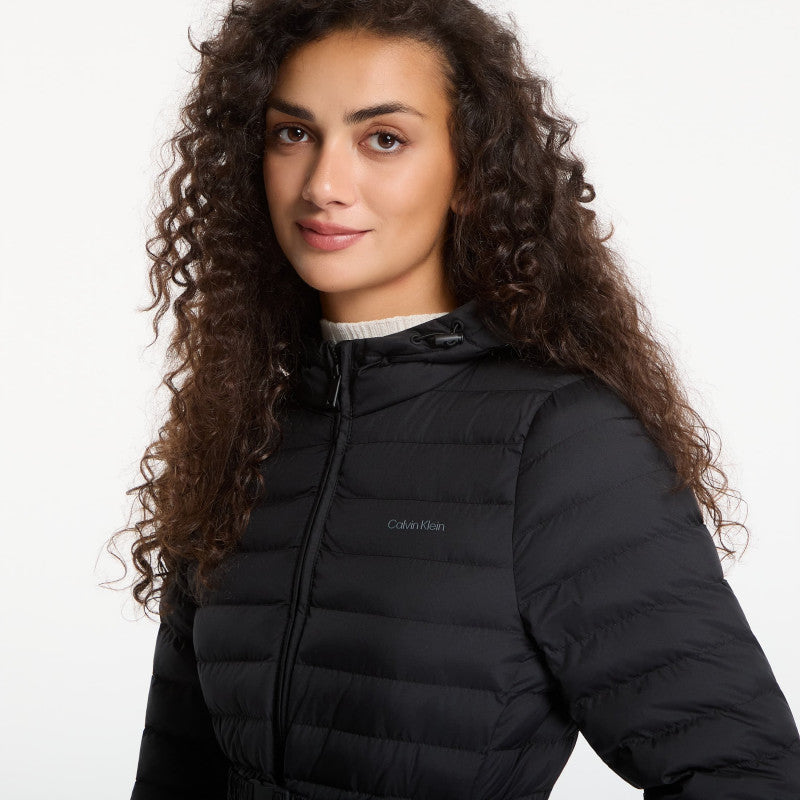 Calvin Klein Ulw Belted Puffer Jacket Black
