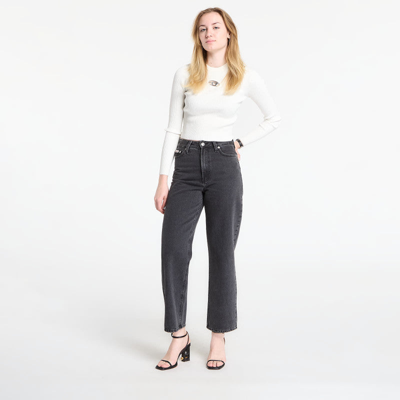 Jeansy Calvin Klein Jeans Eu Barrel Jeans Ck Es Black