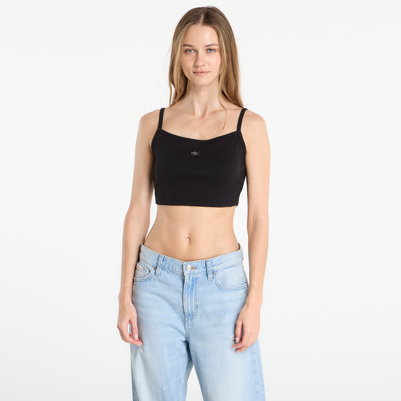 Calvin Klein Jeans Sl Woven Label 2X2 B Black