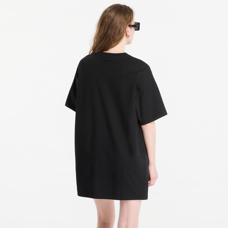 Sukienka Calvin Klein Jeans Ss Woven Label Oversized Tee Dress Black