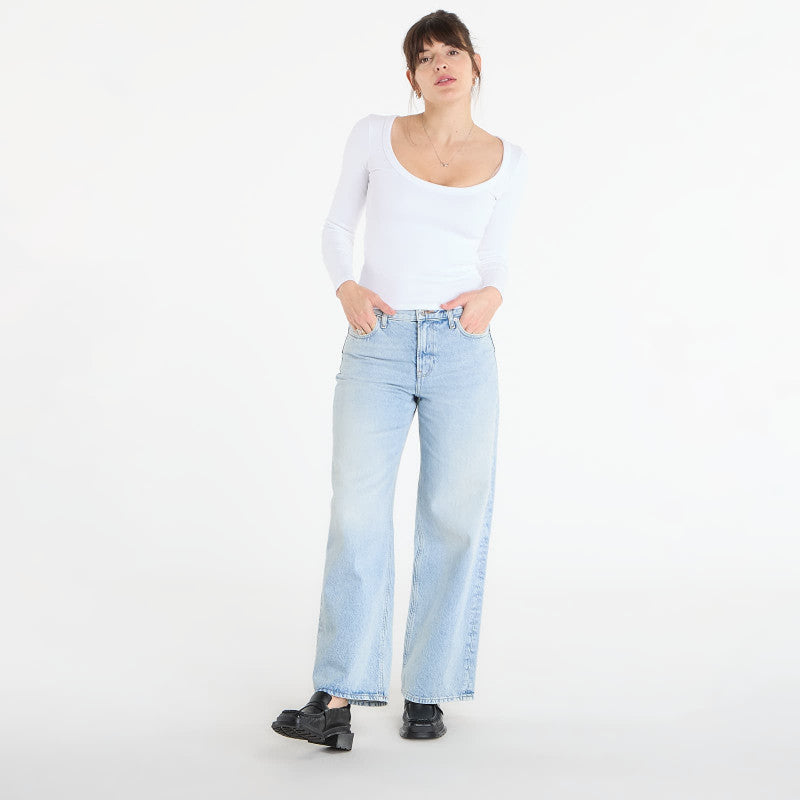 Jeansy Calvin Klein Jeans Low Rise Baggy Indigo Stone
