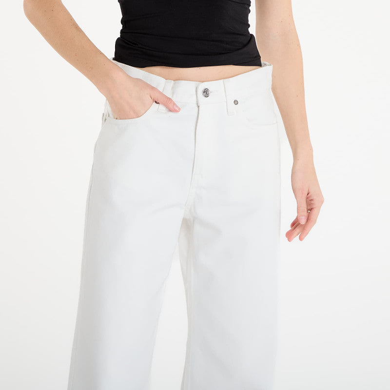 Jeansy Calvin Klein Jeans Low Rise Soft Baggy Jeans White