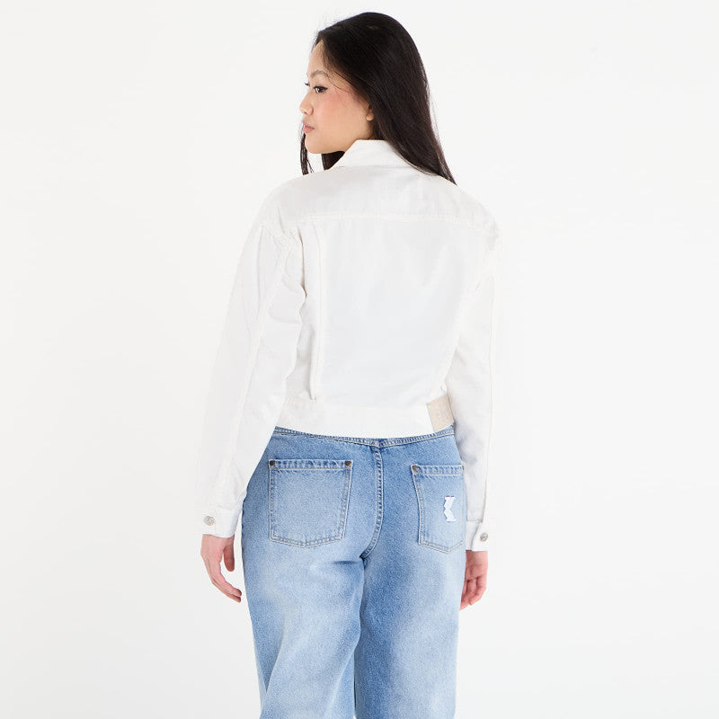 Calvin Klein 90S Trucker Jacket Chalk White