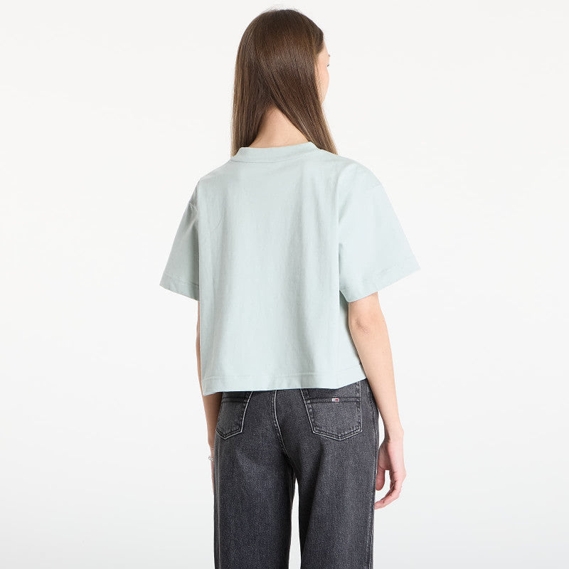 Calvin Klein Jeans Ss Cropped Boxy Grap Tee Green
