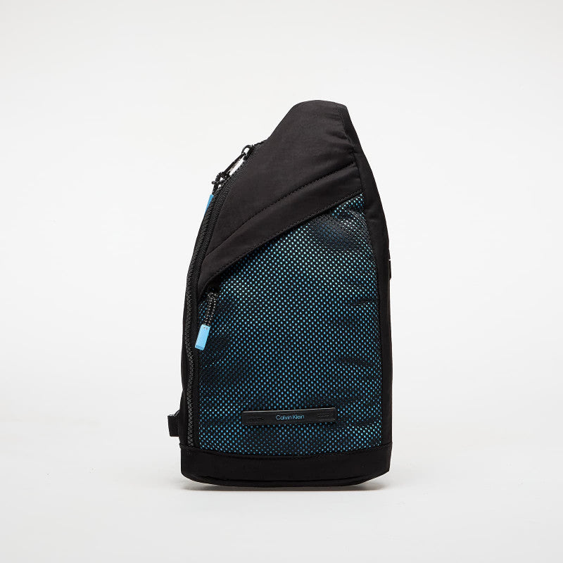 Calvin Klein Mesh Sling Bag Black