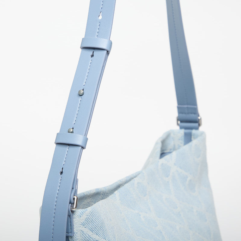 Calvin Klein Emblem Aop Denim Bucket Blue