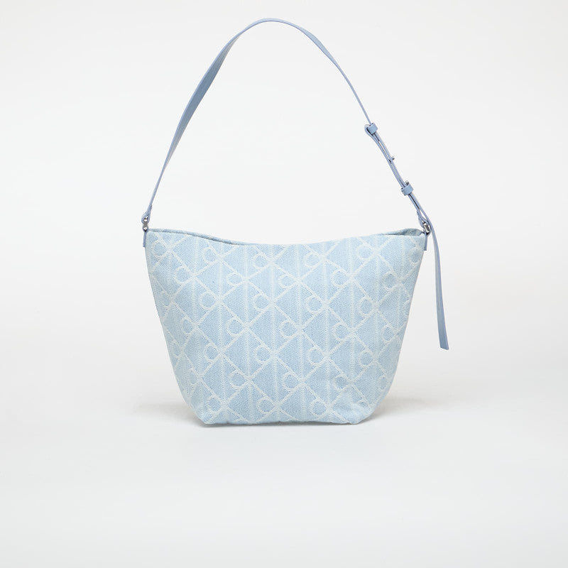 Calvin Klein Emblem Aop Denim Bucket Blue