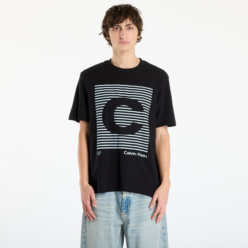 Calvin Klein Jeans Ss 20S Io Ck Speaker Graphic Tee Black