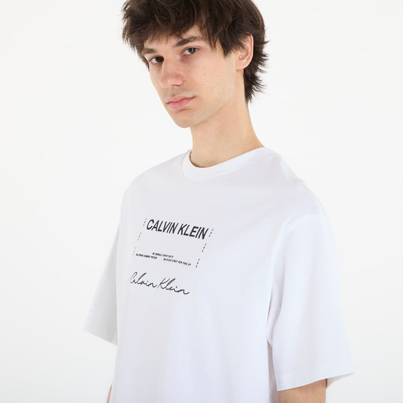 Calvin Klein Jeans 16S April Graphic Se Tee White
