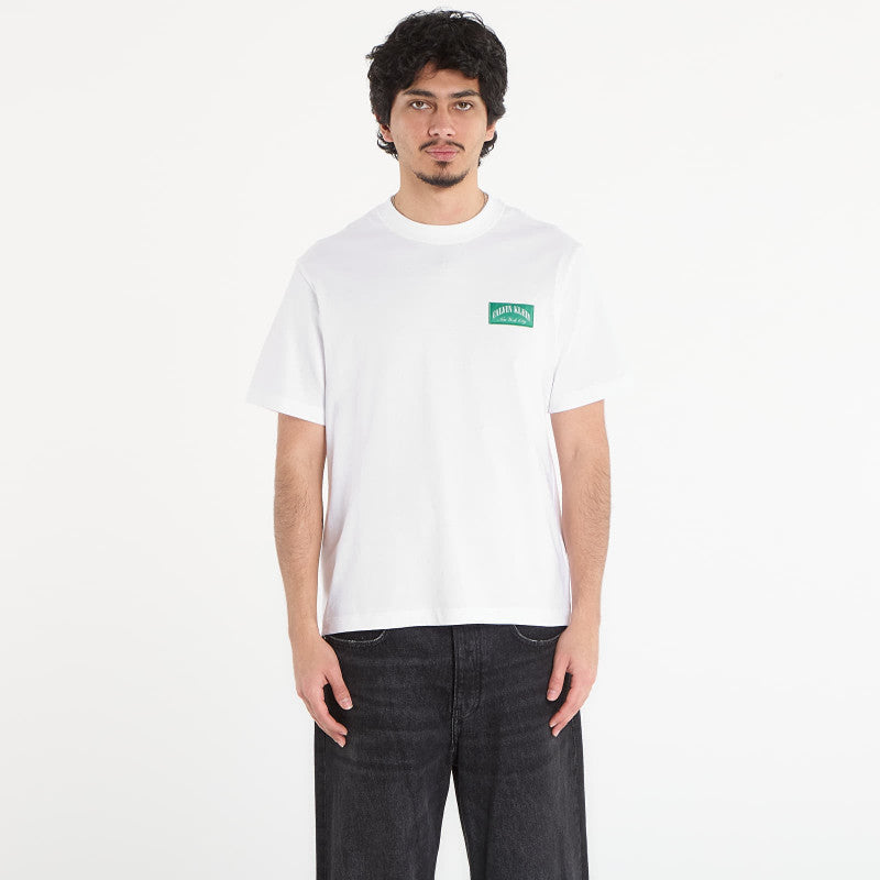 Calvin Klein Jeans Ss 20S Easy Collegiate Tee White