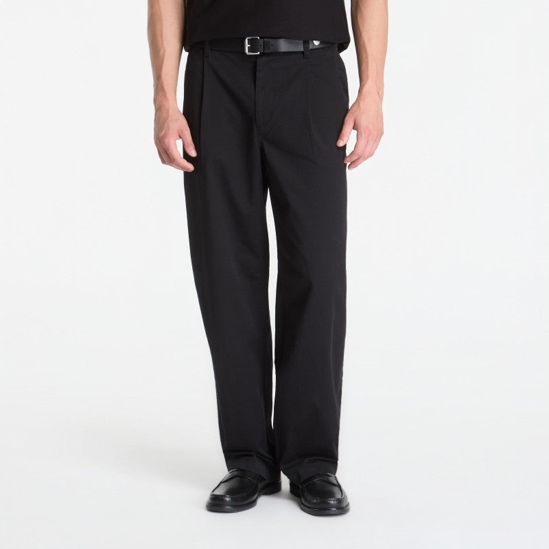Calvin Klein Jeans Washed Comfort Cotton Half Elastic Pants Black