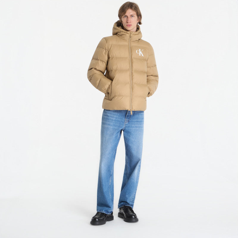 puchowa Calvin Klein Jeans Ls Ltwt Nyln Paded H Brown