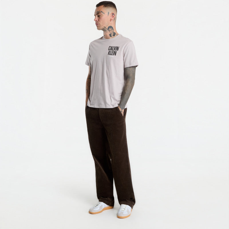 Calvin Klein Jeans Ss 30s Eu Block Font Grey