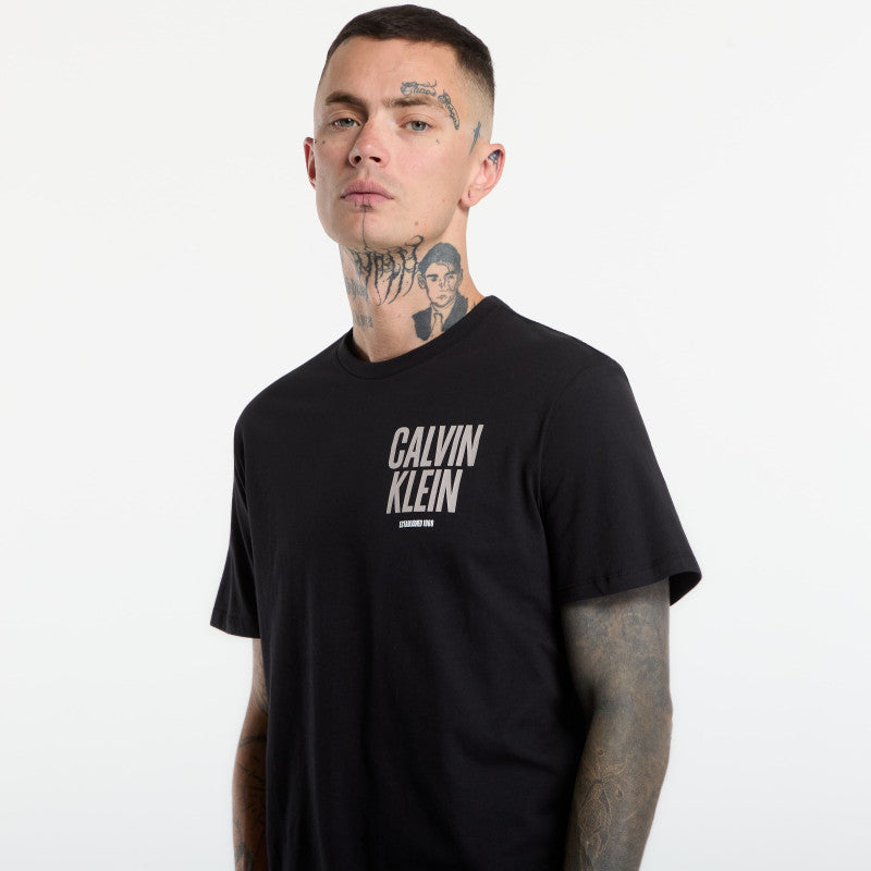 Calvin Klein Jeans Ss 30s Eu Block Font Black