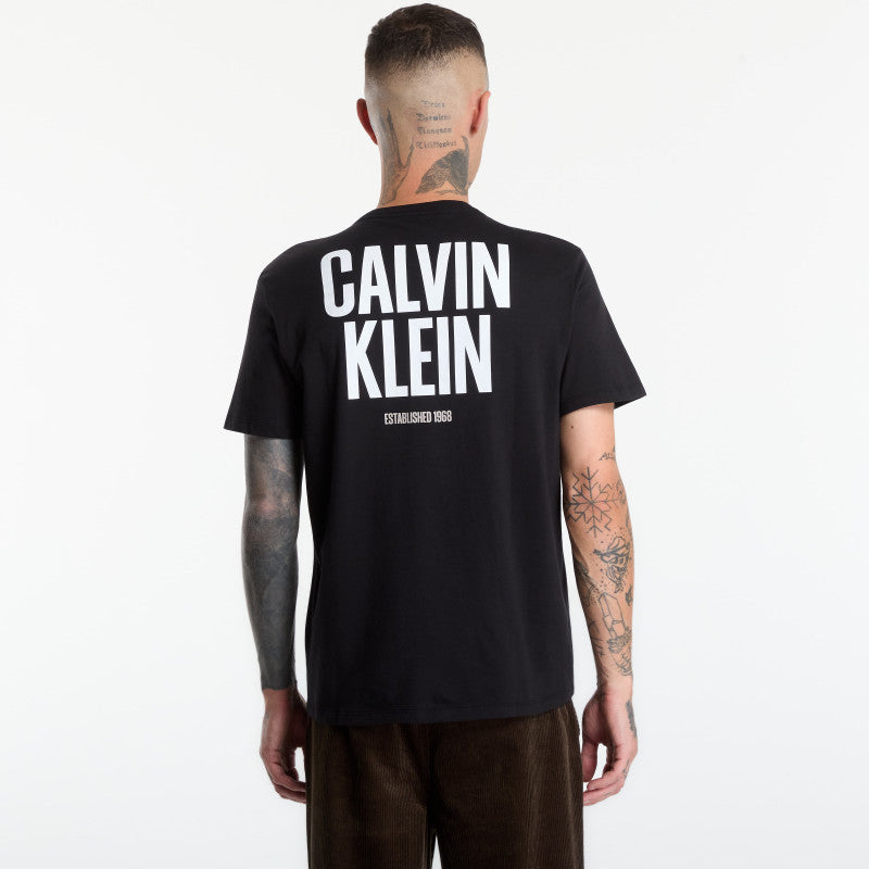 Calvin Klein Jeans Ss 30s Eu Block Font Black