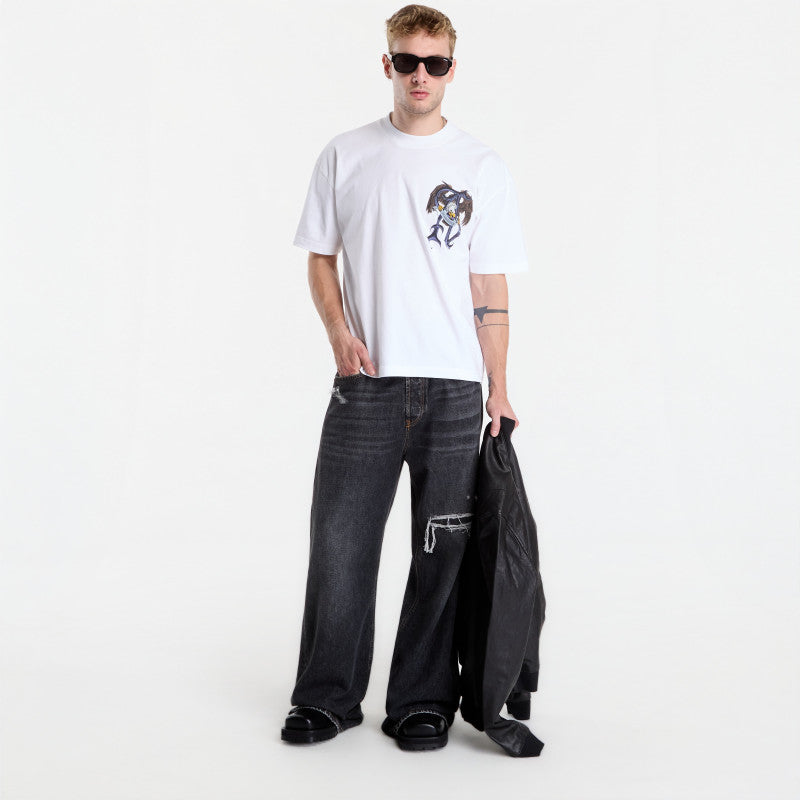 AllSaints Raptour Ss Crew Optic White