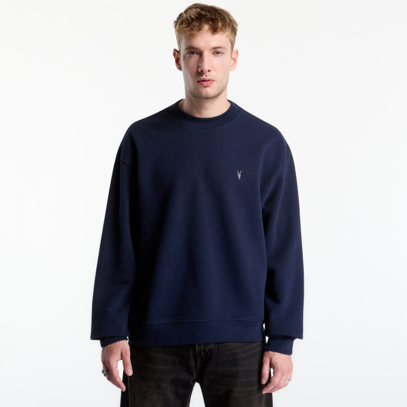 AllSaints Asher Crew Sapphire Blue