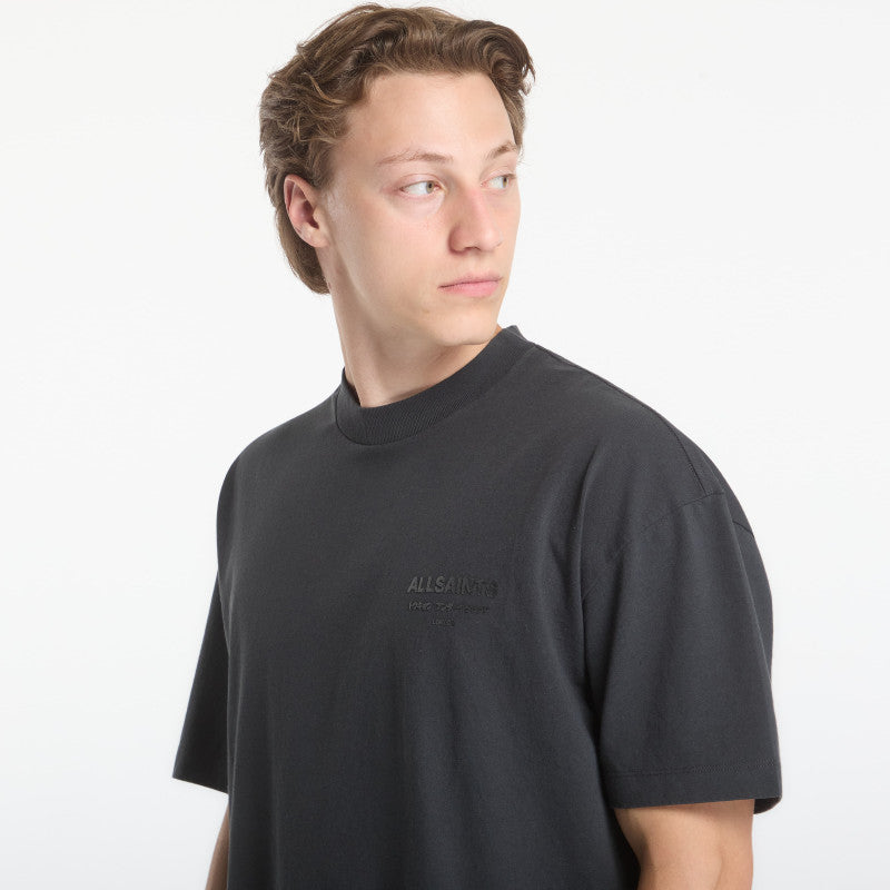 AllSaints Xander Ss Crew Carter Grey