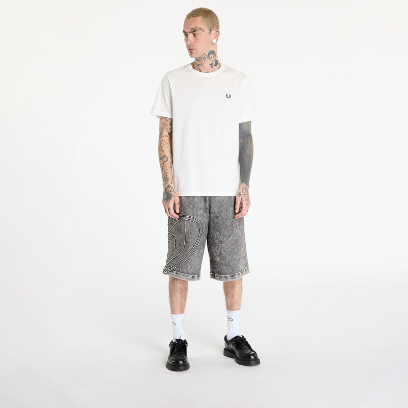 FRED PERRY Crew Neck Tee Snow White