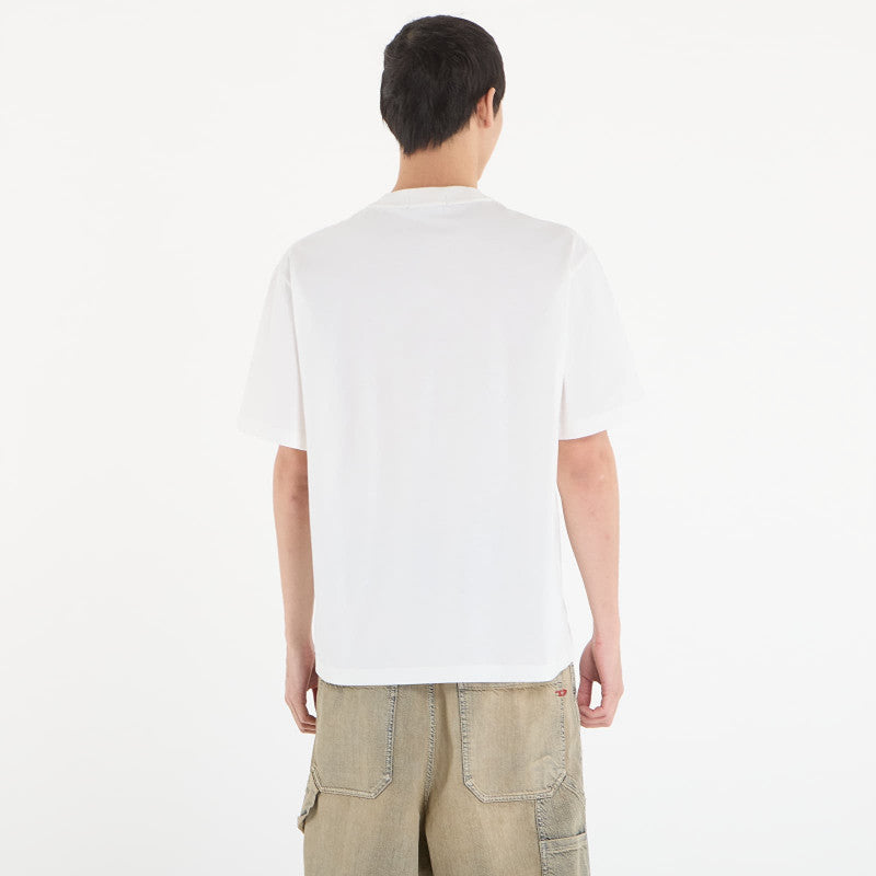 FRED PERRY Box Graphic T-Shirt Snow White
